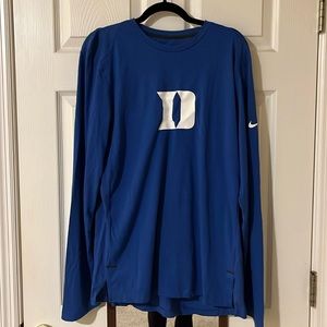 Duke dri fit long sleeve shirt. Men’s size large
